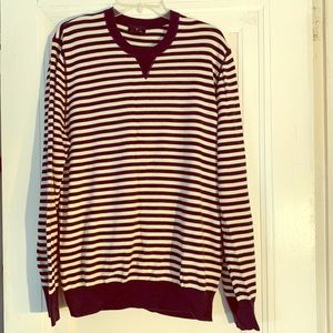 Nautical striped crewneck